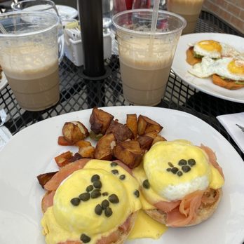 Velo Cafe - Salmon Benedict - Breakfast & Brunch Near Me - Ventnor City, New Jersey Velo Cafe - Salmon Benedict - Breakfast & Brunch Near Me - Ventnor City, New Jersey