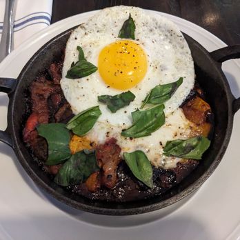 The Spoon Trade - Ratatouille with an egg - New American Near Me - Grover Beach, California The Spoon Trade - Ratatouille with an egg - New American Near Me - Grover Beach, California