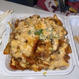 Orange chicken fries