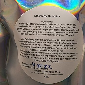 Okie Skies & Fireflies - Th8s is the instructions for the elderberry gummies - Herbal Shops Near Me - Mounds, Oklahoma