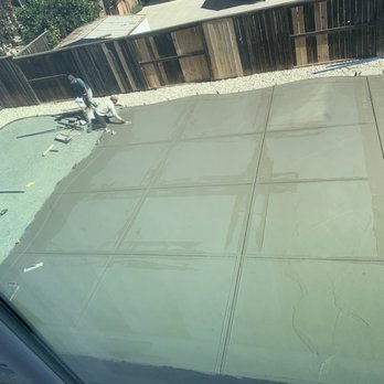 H & H Landscaping - Day 3: Cement Day. I didn't have the vision but Mr. H took care if it! - Landscaping Near Me