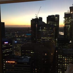 View at sunset