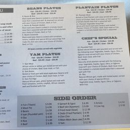 Current Menu Current Menu