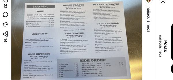 Menu photo 1 Naija Cuisine Sacramento, CA Menu photo 1 Naija Cuisine Sacramento, CA