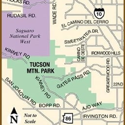 Tucson Mountain Park Map Tucson Mountain Park Map