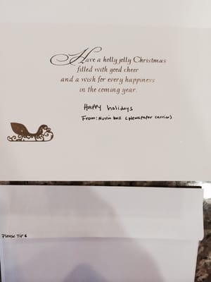 Photo of The Orange County Register - Irvine, CA, US. By far the tackiest move ever! The oc register has the worst delivery service ever and now they are asking us to tip???!!!