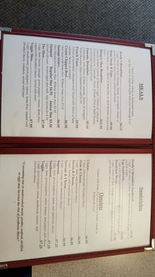 Menu photo 4 Earlystown Diner Centre Hall, PA