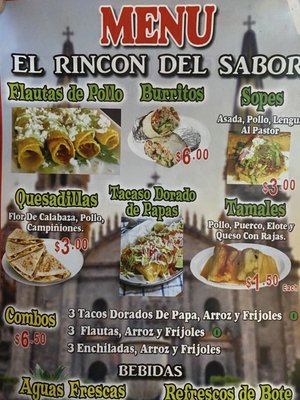 Menu photo 2 El Rincon Del Sabor Lindsay, CA
