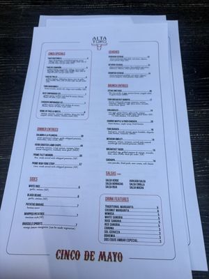 Menu photo 2 AltaToro Atlanta, GA Menu photo 2 AltaToro Atlanta, GA