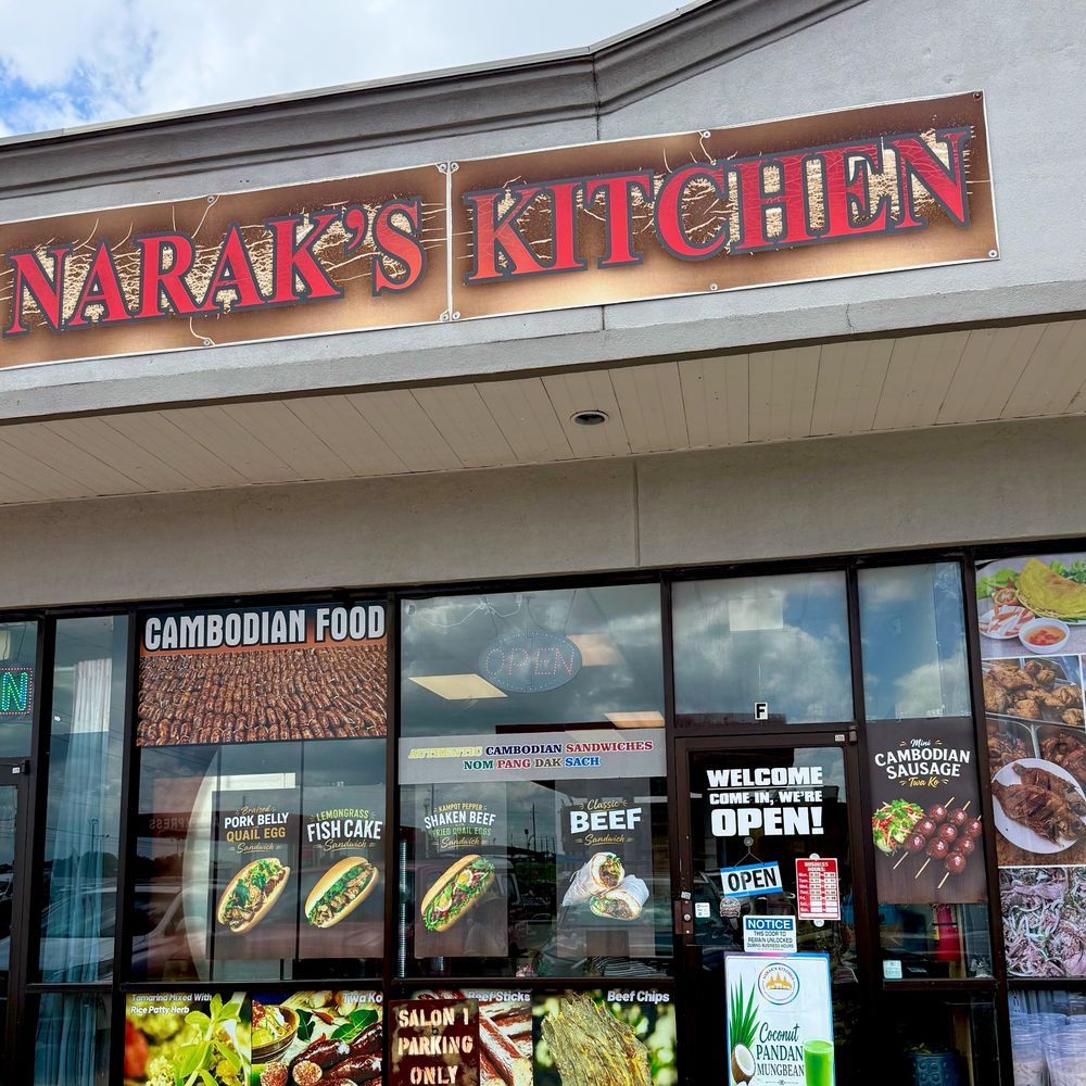 Narak’s kitchen - Front of store - Cambodian Near Me - Houston, Texas