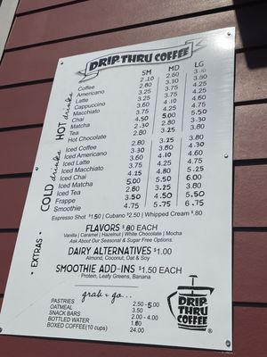 Menu photo 1 Drip-Thru Coffee College Park, GA