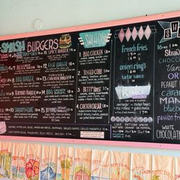Menu board Menu board