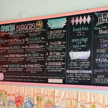 Betty's Burgers Joint - Menu board - Burgers Near Me - Honolulu, Hawaii Betty's Burgers Joint - Menu board - Burgers Near Me - Honolulu, Hawaii