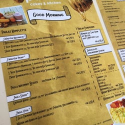 Paula - Frühstücks-Menü