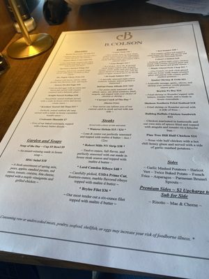 Menu photo 2 BColsons Camden, SC