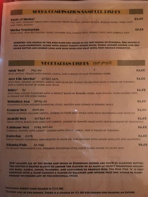 Menu photo 5 Queen Of Sheba New York, NY Menu photo 5 Queen Of Sheba New York, NY