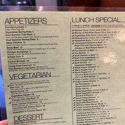 THAI BAMBOO BISTRO in Irvine, CA