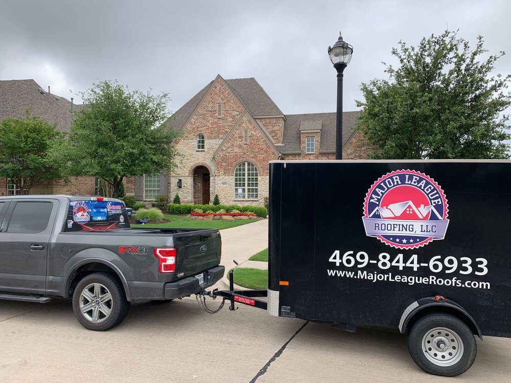 Slide of Major League Roofing