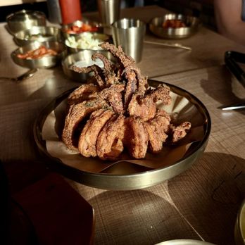 Gangsan - Whole fried calamari - Korean Near Me - Redwood City, California