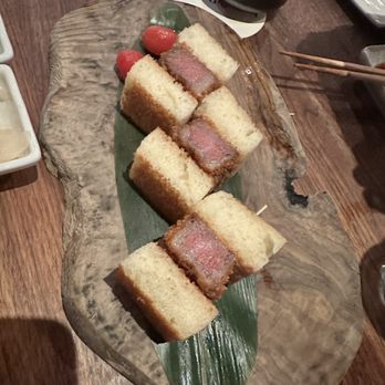 Kata Robata - Wagyu sandwich - Sushi Bars Near Me - Houston, Texas Kata Robata - Wagyu sandwich - Sushi Bars Near Me - Houston, Texas