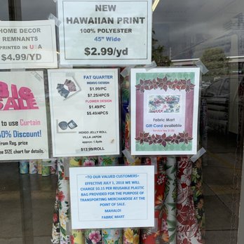 Fabric Mart - Fabric Stores Near Me - Aiea, Hawaii Fabric Mart - Fabric Stores Near Me - Aiea, Hawaii