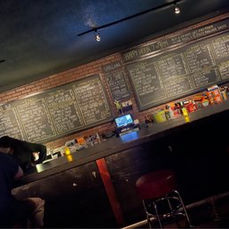 the menu on the wall the menu on the wall
