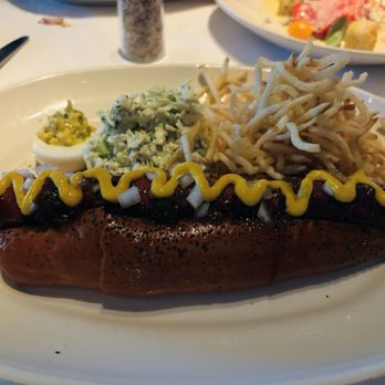 Palm Beach Grill - Best and biggest kosher hot dog ever. - New American Near Me - Palm Beach, Florida