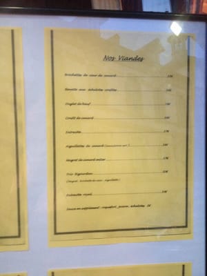 Menu photo 3 L'Authentique Tarbes, 65 Menu photo 3 L'Authentique Tarbes, 65