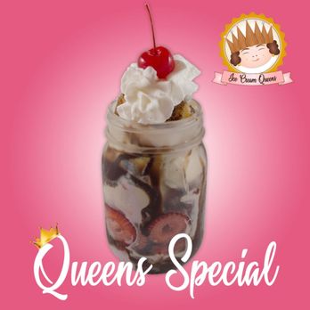 Ice Cream Queens - Try our Queens Special
Strawberry, banana, ice cream, syrup and whipped cream. - Ice Cream & Frozen Yogurt Near Me - Escondido, California Ice Cream Queens - Try our Queens Special
Strawberry, banana, ice cream, syrup and whipped cream. - Ice Cream & Frozen Yogurt Near Me - Escondido, California