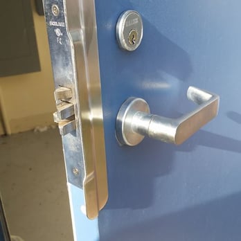 E & S Security And Locksmith - Commercial mortise lock hardware installed with latch protector - Keys & Locksmiths Near Me - Maiden, North Carolina E & S Security And Locksmith - Commercial mortise lock hardware installed with latch protector - Keys & Locksmiths Near Me - Maiden, North Carolina