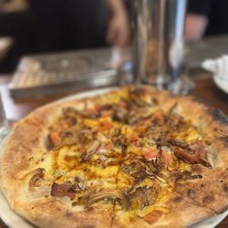 Peel Wood Fired Pizza - Maple Bourbon Pork - best pizza ever