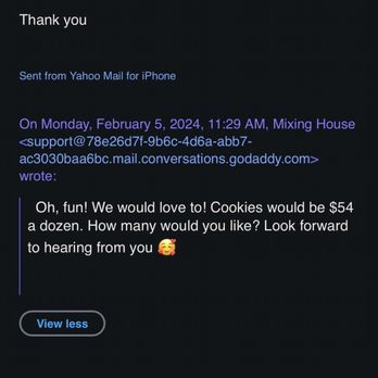 Mixing House - Have not heard back since replying back - Bakeries Near Me - League City, Texas