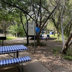 Dinosaur Valley State Park - Camp site was deep