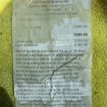 Harbor Sound - Cost - Car Stereo Installation Near Me - Santa Ana, California Harbor Sound - Cost - Car Stereo Installation Near Me - Santa Ana, California