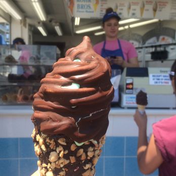 Kohr Bros - Peanut chocolate cone with mint chocolate inside chocolate dipped - Ice Cream & Frozen Yogurt Near Me - Ocean City, Maryland Kohr Bros - Peanut chocolate cone with mint chocolate inside chocolate dipped - Ice Cream & Frozen Yogurt Near Me - Ocean City, Maryland