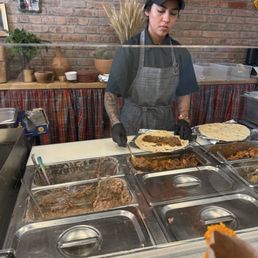 Amazing burritos! Perfect portions! The tortillas are perfect! A must go to. Get there early!