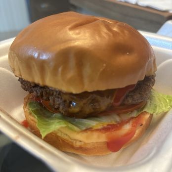 Checkmate Burgers - Classic cheeseburger $8.99 - Burgers Near Me - Warren, Michigan