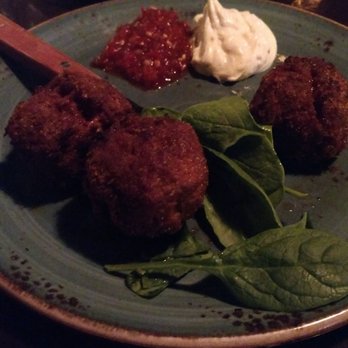 Armoury DE - Meatballs with a chilly and tartar sauce - Bars Near Me - Dallas, Texas Armoury DE - Meatballs with a chilly and tartar sauce - Bars Near Me - Dallas, Texas