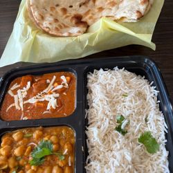 Desi Dhaba - Chana paneer tikka masala rice naan