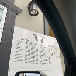 Rustic Blends - Menu