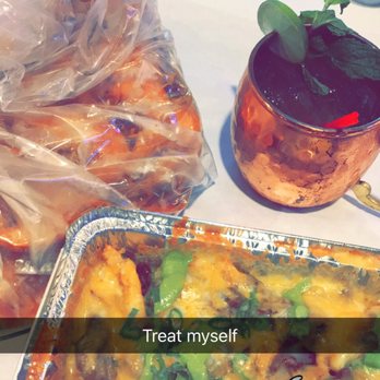 The Blazin' Claw - Titos mule, Tuesday shrimp special, and short rib cheese fries. - Seafood Near Me - Redlands, California The Blazin' Claw - Titos mule, Tuesday shrimp special, and short rib cheese fries. - Seafood Near Me - Redlands, California