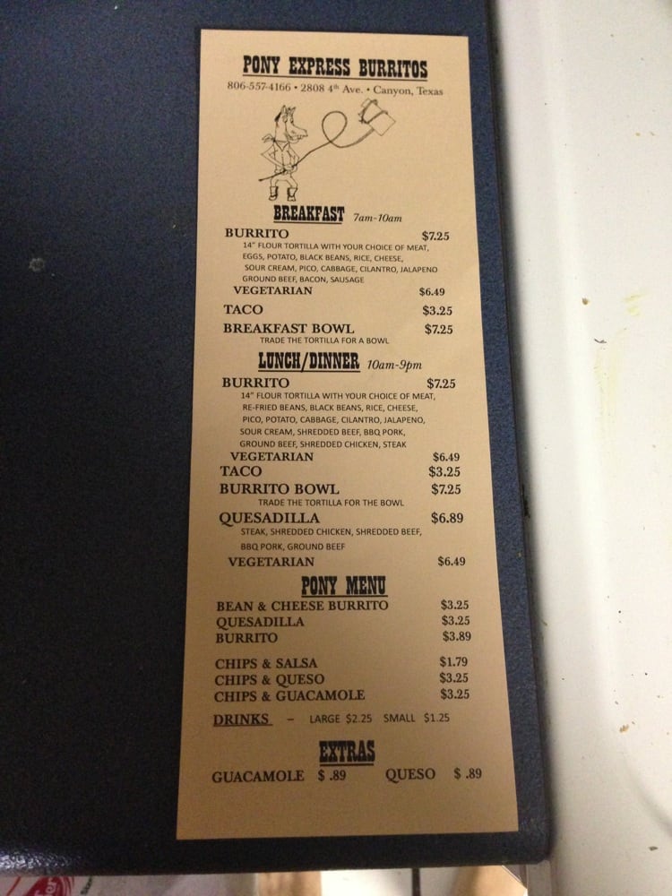 PONY EXPRESS BURRITOS Updated June 2024 28 Reviews 2808 4th Ave