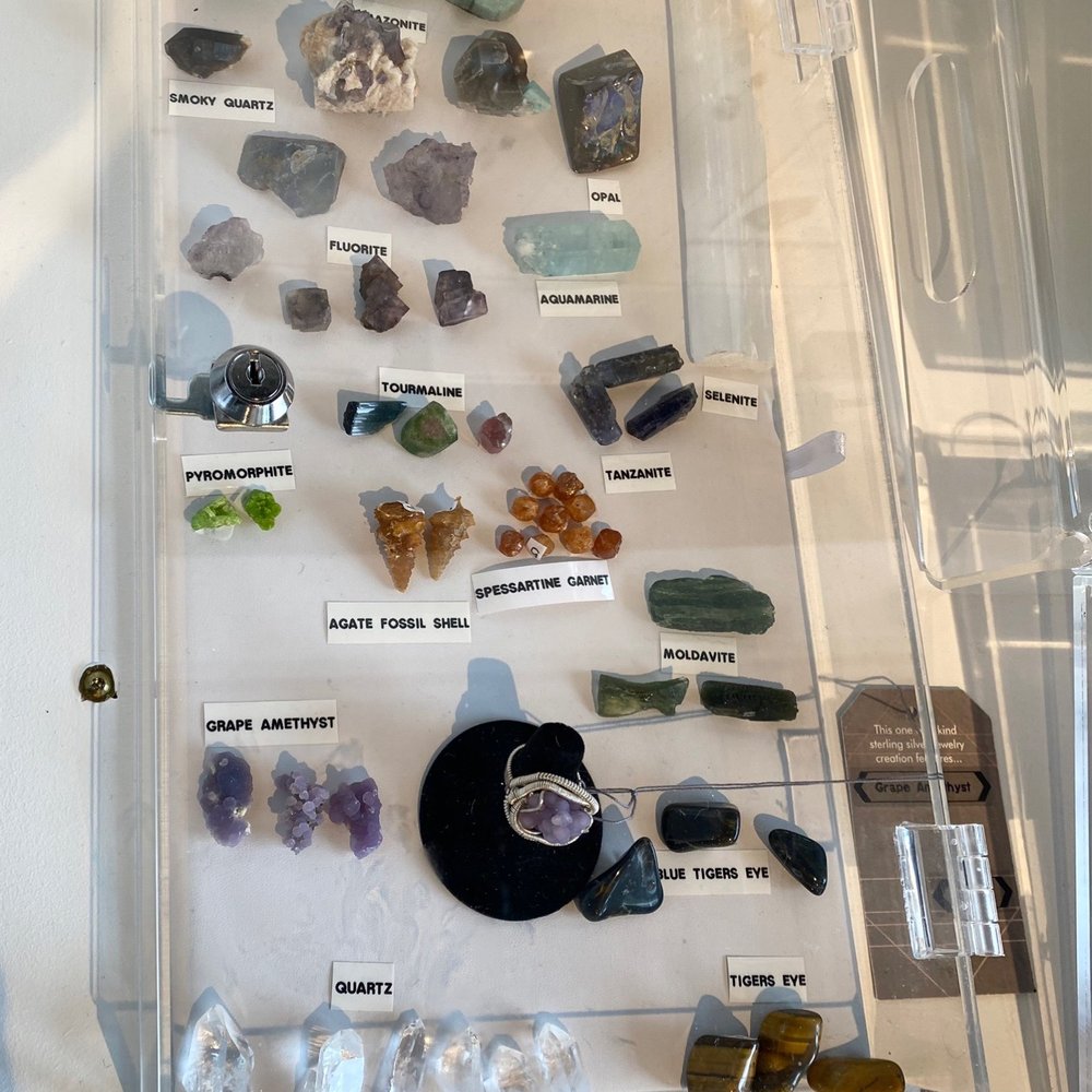 Mill District General Store & Local Art Gallery - Macle Designs, Jewelry and Minerals -- Melinda Nutter + Jonathan Pierce - Art Supplies Near Me - Amherst, Massachusetts