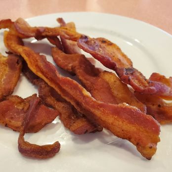 Flames Coffee Shop - Side of extra crispy bacon - American Near Me - San Jose, California