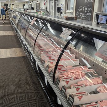 Miesfeld's Triangle Market Inc - Meat counter, and dozen brat selection - Meat Shops Near Me - Sheboygan, Wisconsin