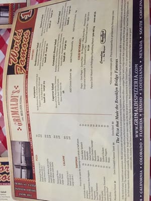 Menu photo 8 Grimaldi's Pizzeria Scottsdale, AZ Menu photo 8 Grimaldi's Pizzeria Scottsdale, AZ