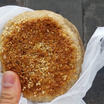 Sheng Jin - Sesame bun/pancake - Chinese Near Me - Flushing, New York