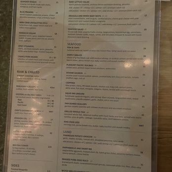Roe Seafood Restaurant - Menu - Seafood Near Me - Long Beach, California