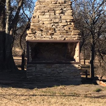 Thousand Trails Bay Landing - Grill outside - RV Parks Near Me - Bridgeport, Texas