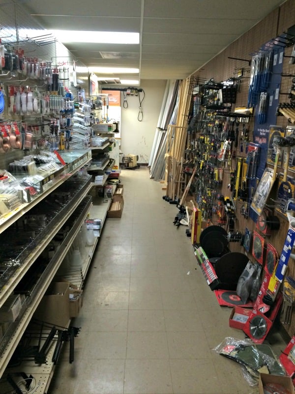 Slide of Brown Hardware & Plumbing